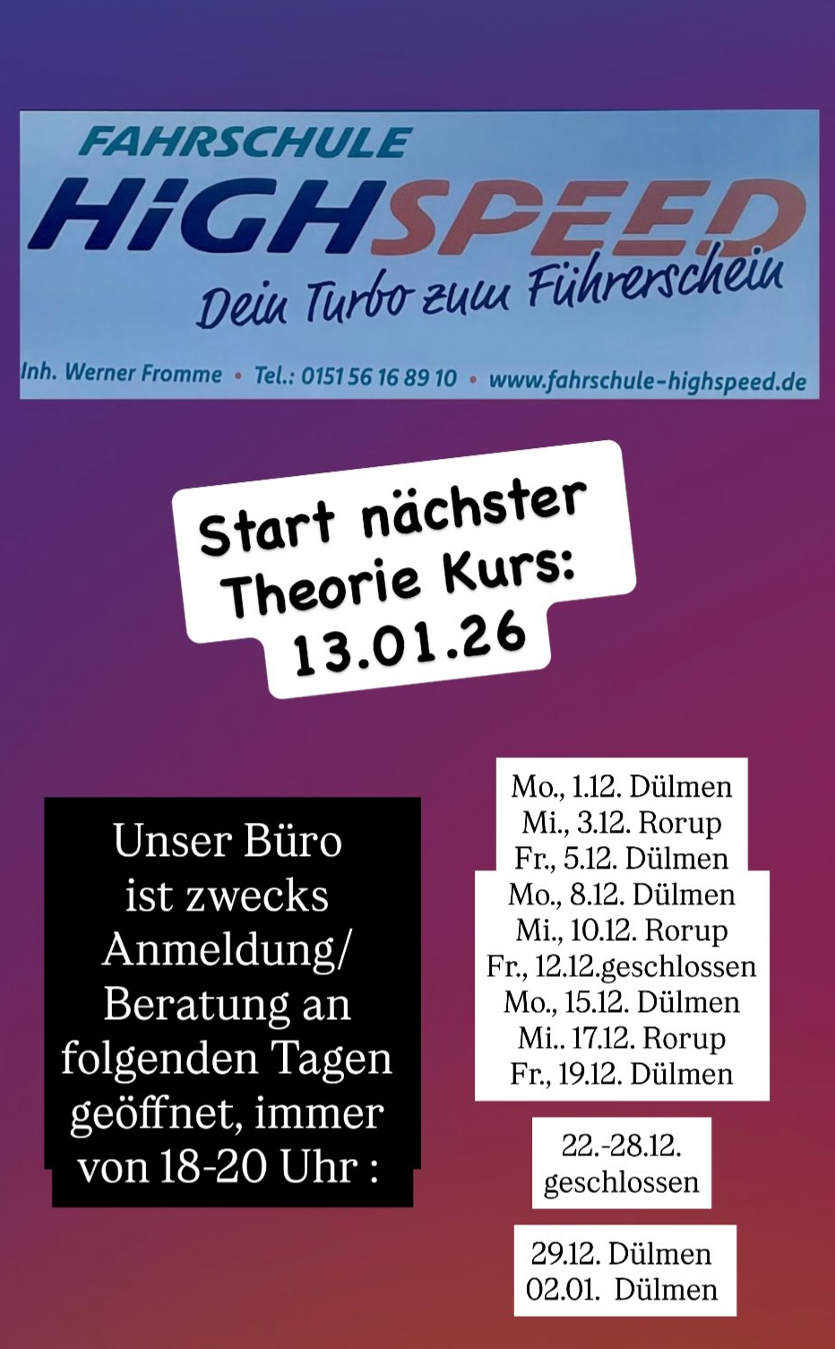 Fahrschule Potjans D&uuml;lmen